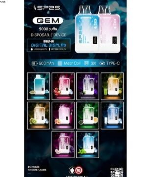 SP2S 9000 PUFFS 拋棄式電子煙