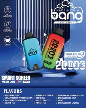 Bang 25000 Puffs 大屏幕 一次性電子煙