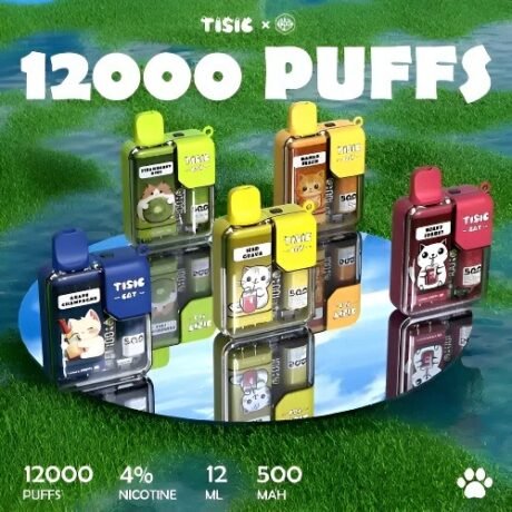 TISIC貓12000Puffs 拋棄式電子煙