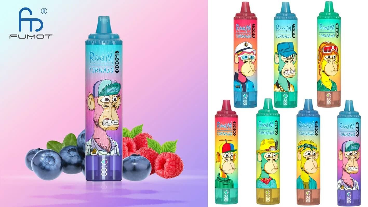 正版推薦 FUMOT RandM 15000 Puffs 拋棄式電子煙